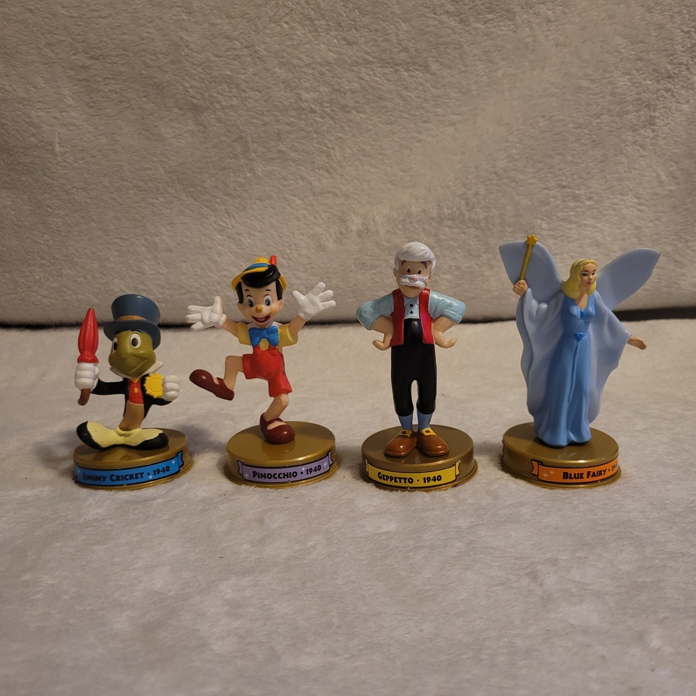 Disney 100/ Mcdonalds Pinocchio Character Figurine Set